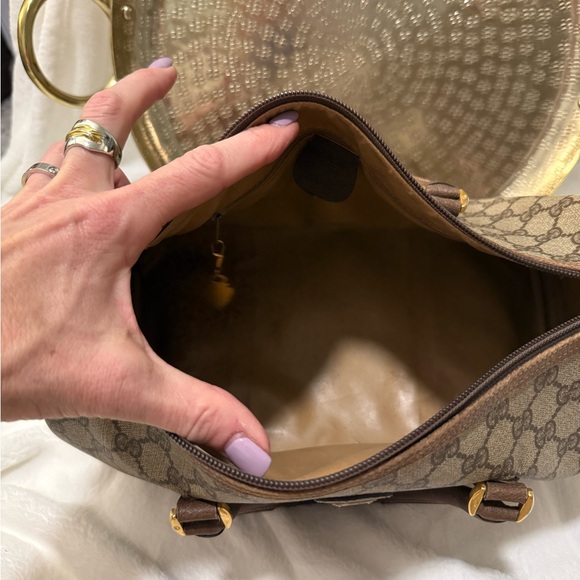 Gucci Brown Satchel with Iconic GG Monogram - Picture 15 of 15